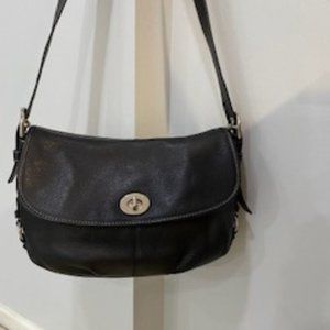 Coach Leather Flap Convertible Duffel #F15170